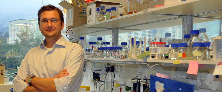 Junge Forscher:innen an der Medizinischen Universität Innsbruck: David Teis