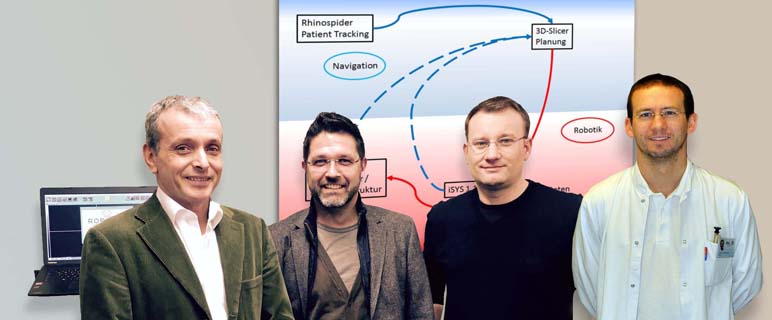 Neue Navigationstechnik: Bridge-Projekt CIGuide an Univ.-Klinik für HNO gestartet
