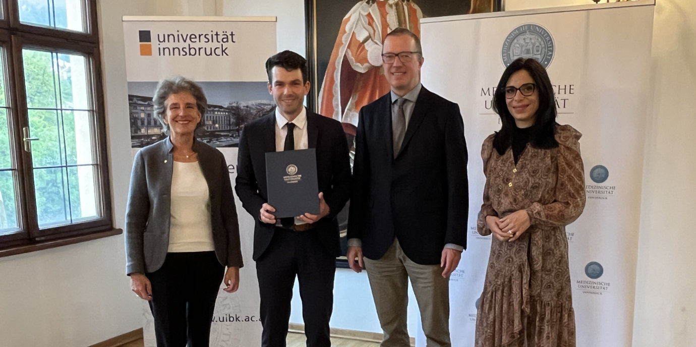 Preis des Fürstentums Liechtenstein für wissenschaftliche Forschung verliehen