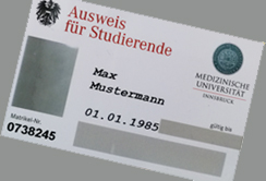 Neue Matrikelnummer mit acht Stellen