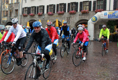 Radfahren für Organspende und Transplantation