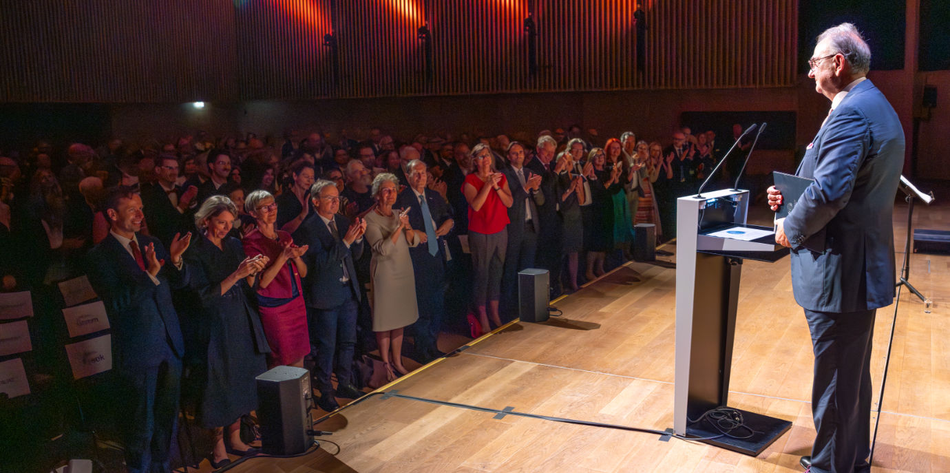 Verabschiedung von Rektor Wolfgang Fleischhacker im Haus der Musik Innsbruck