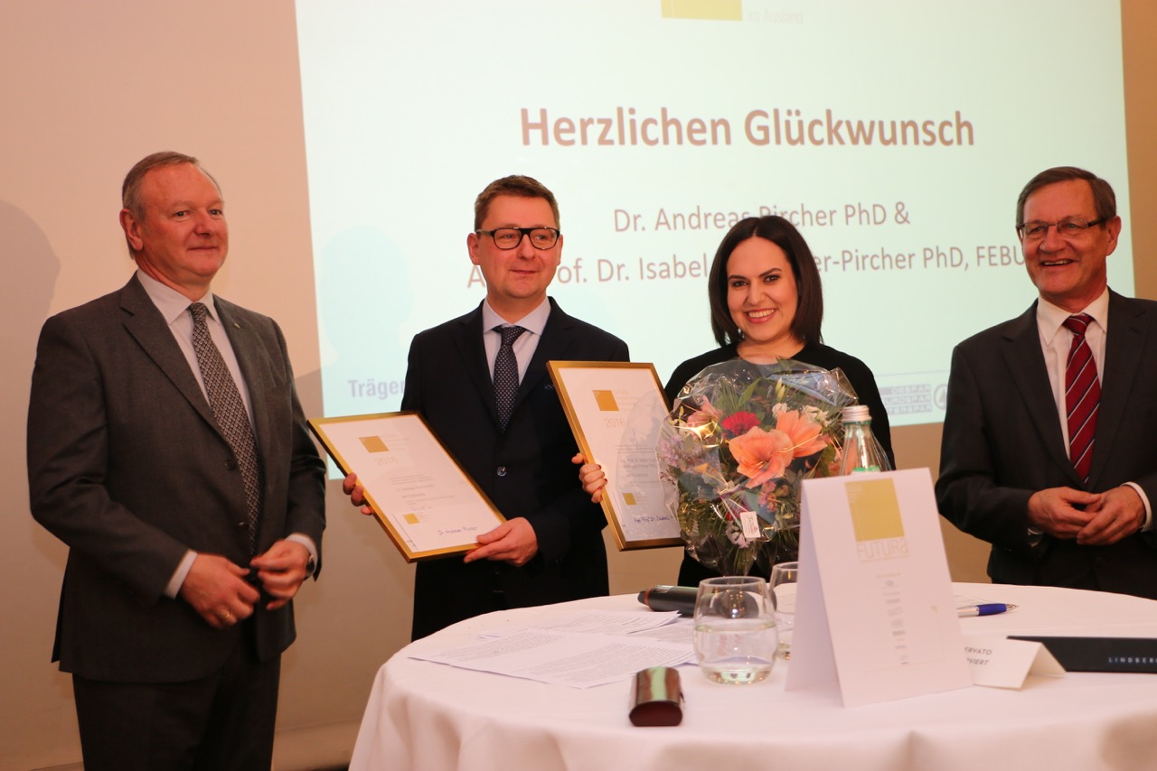 FUTURA Wissenschaftspreis für zwei Ärzte:innen der Medizinischen Universität Innsbruck