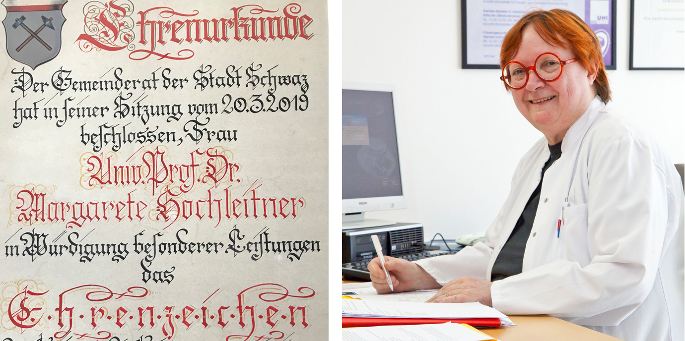 Ehrenzeichen für Margarethe Hochleitner