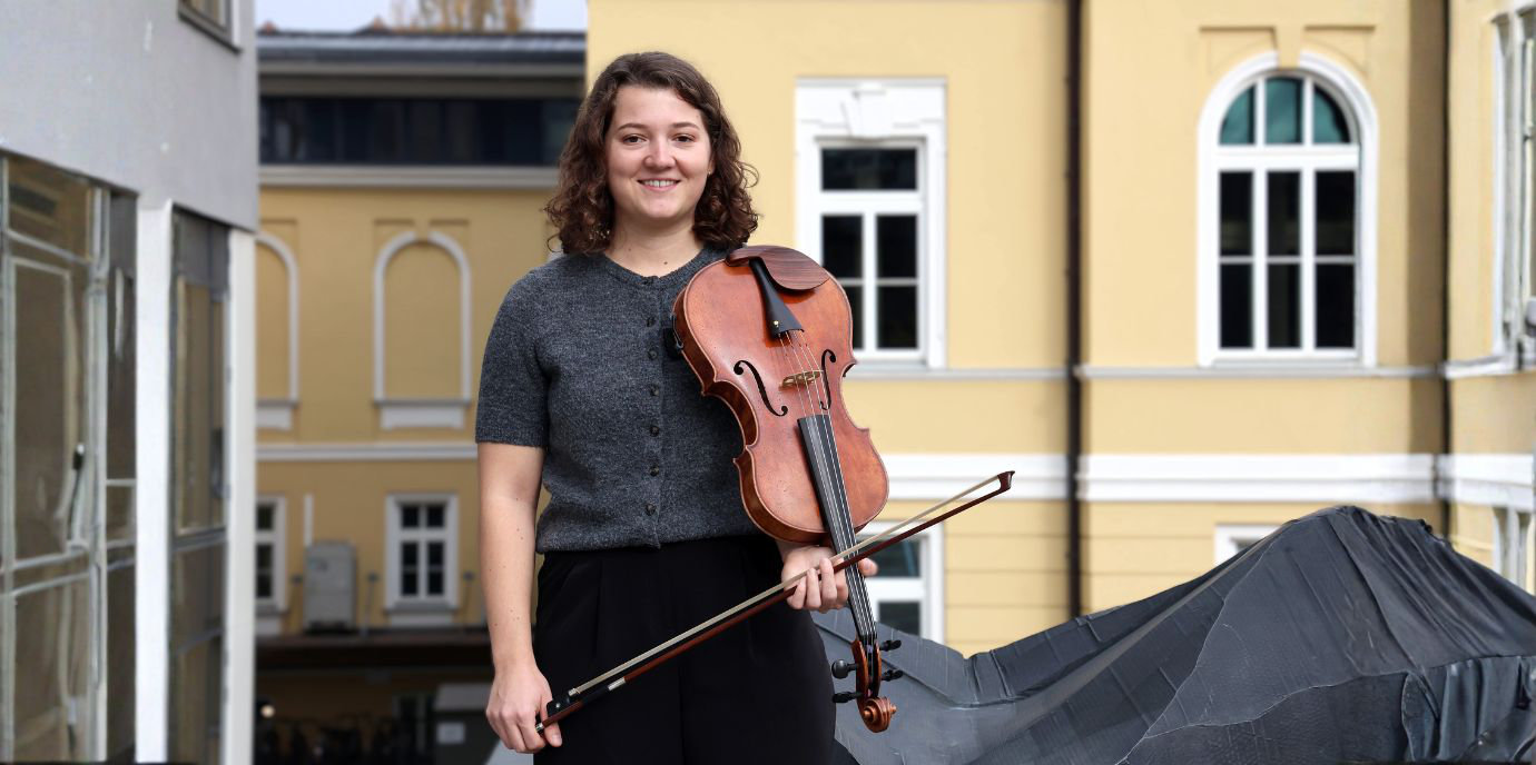 Medizin und Musik im Einklang: Studentin Magdalena Trobos