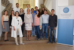 Neues ÖH-Team: Antrittsbesuch bei Rektorin Fritsch