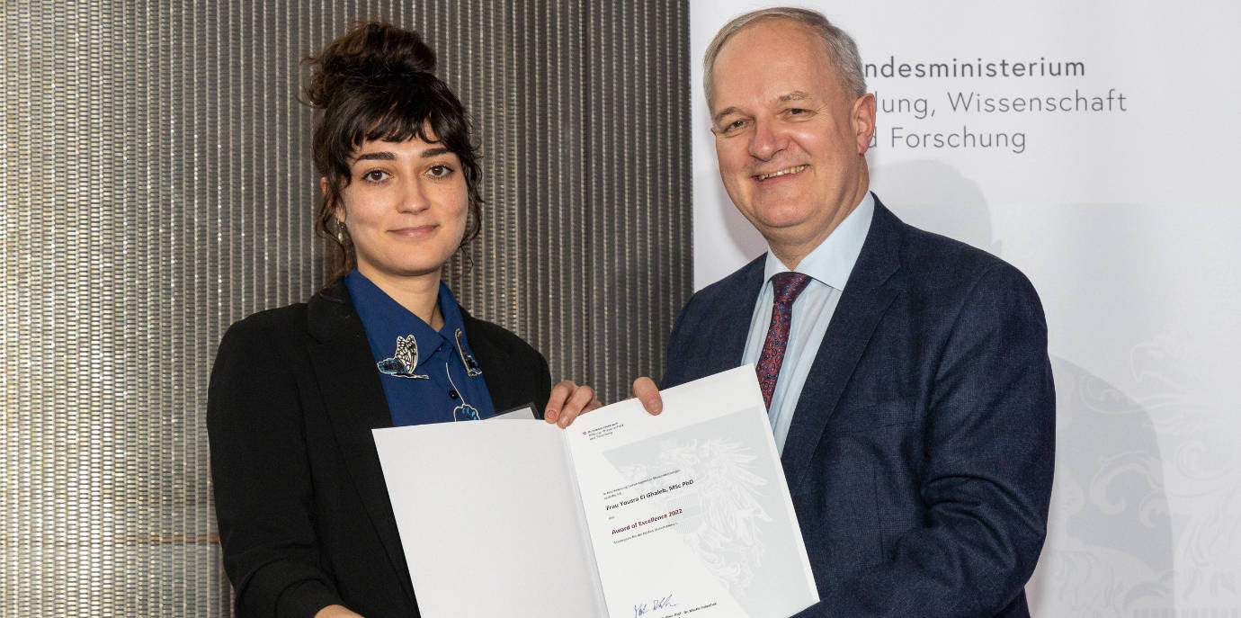 Award of Excellence für Yousra El Ghaleb
