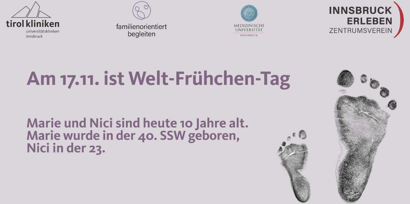 Alles lila zum Weltfrühchentag