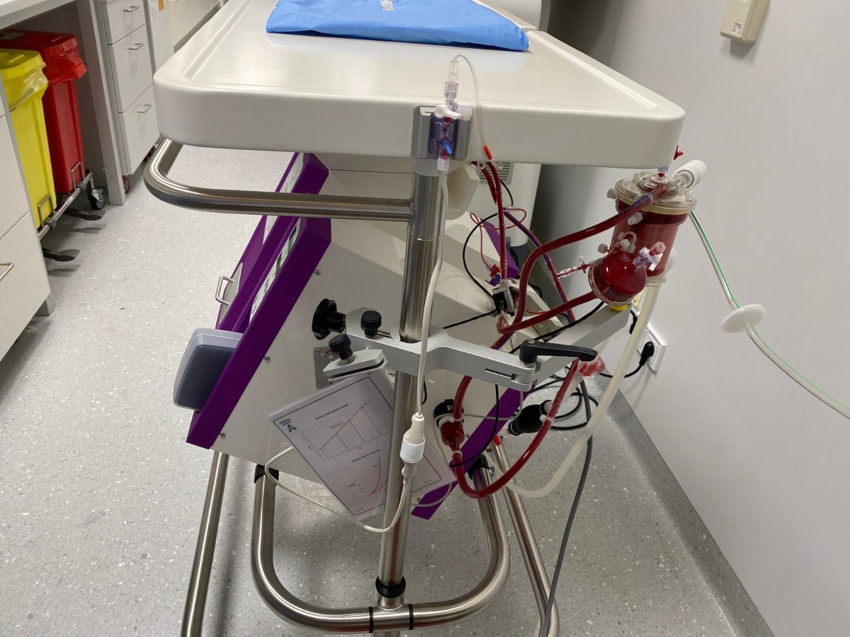Abbildung des Perfusionsgeräts.